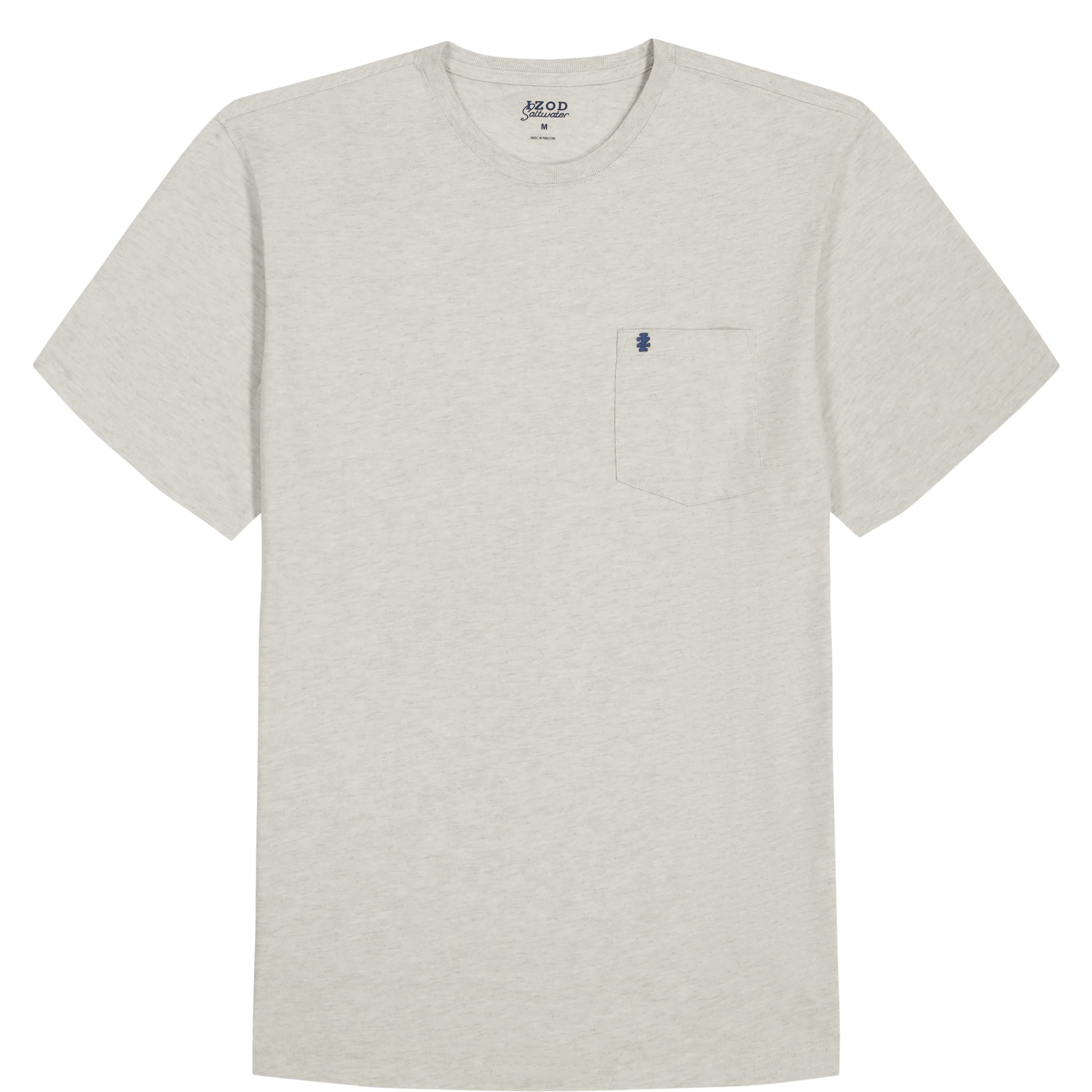 SALTWATER SOFT WASH POCKET CREW - OATMEAL HTR - Image 5