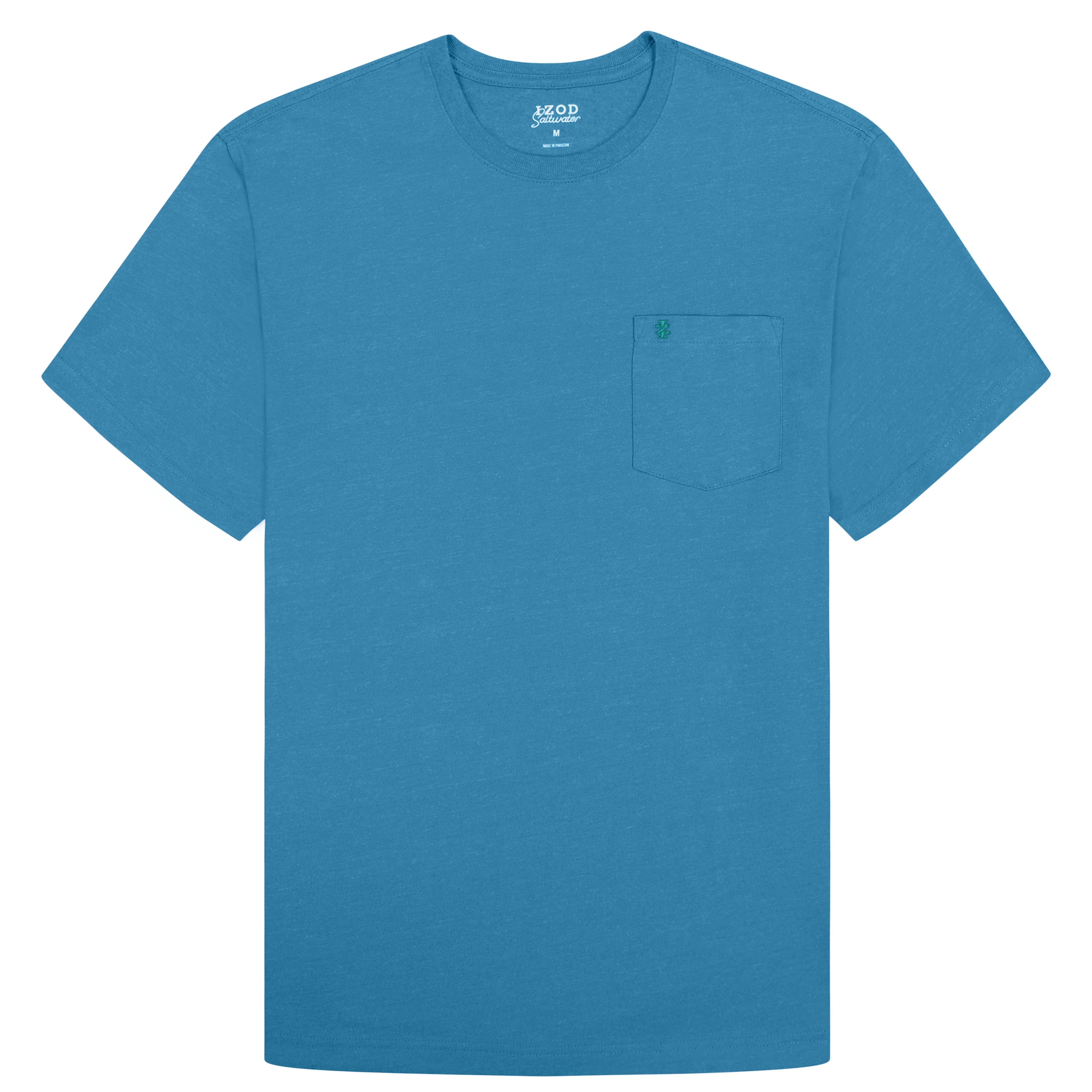 SALTWATER SOFT WASH POCKET CREW - BLUE SAPPHIRE - Image 4