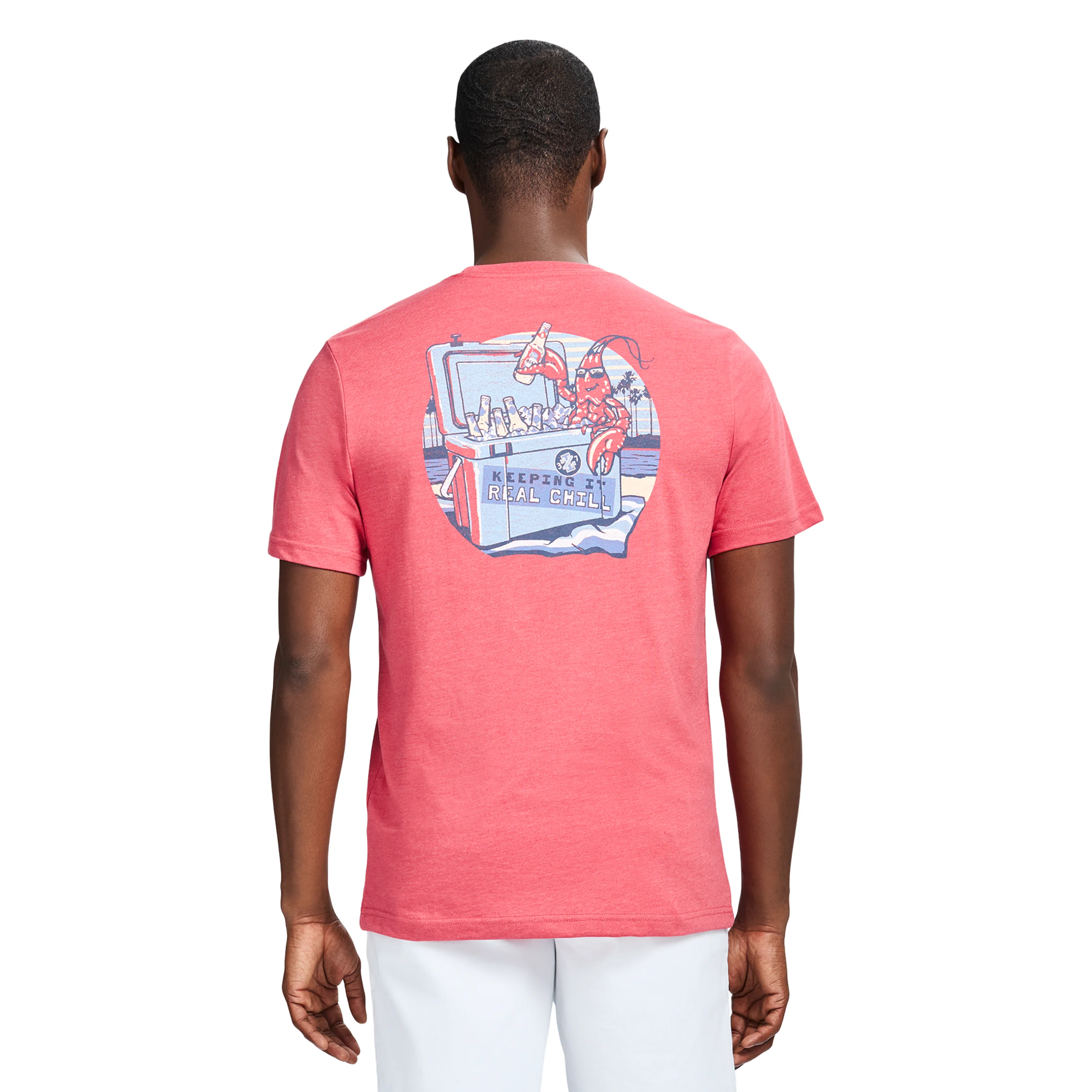 SALTWATER S/S GRAPHIC TEE - HOLLY BERRY - Image 2