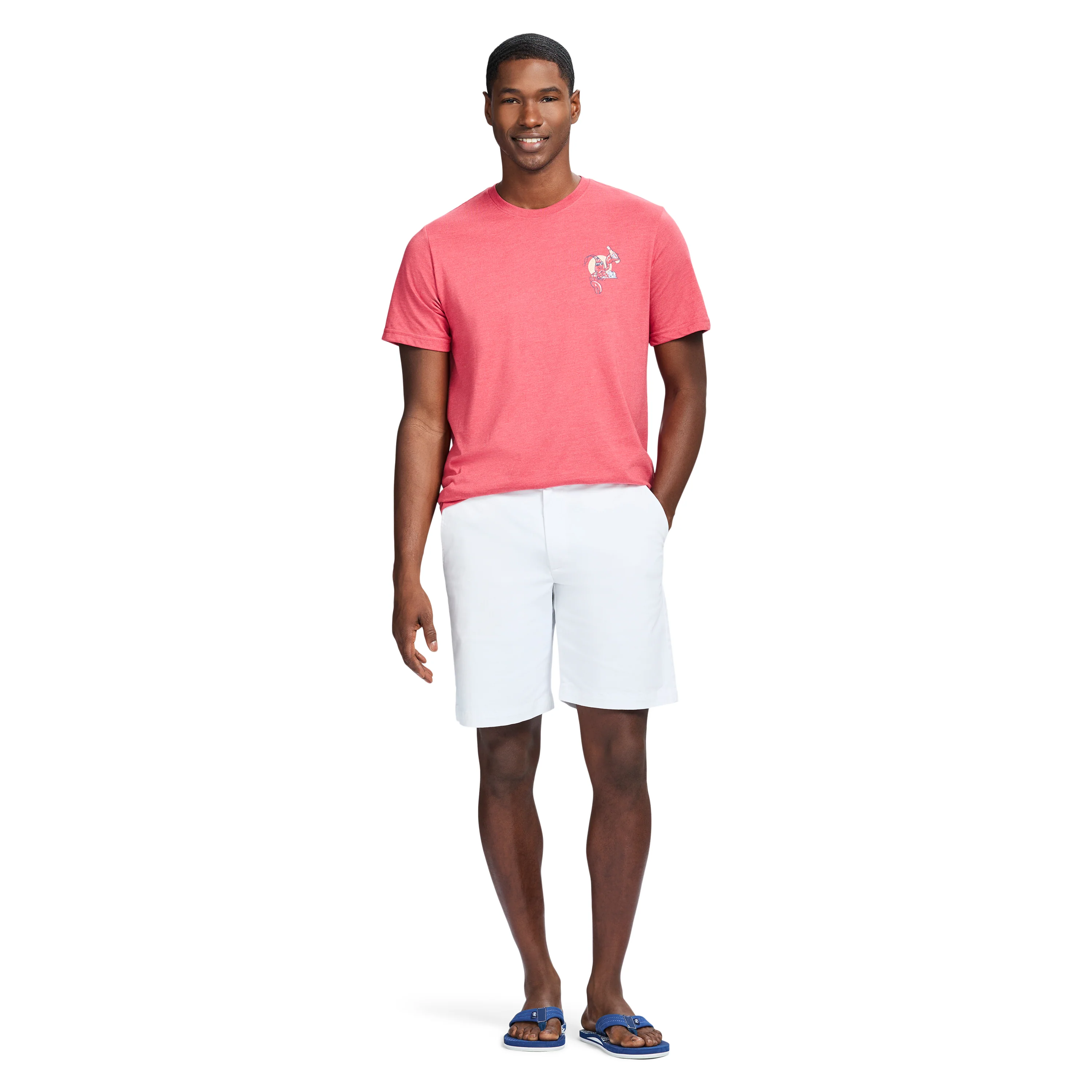 SALTWATER S/S GRAPHIC TEE - HOLLY BERRY - Image 3