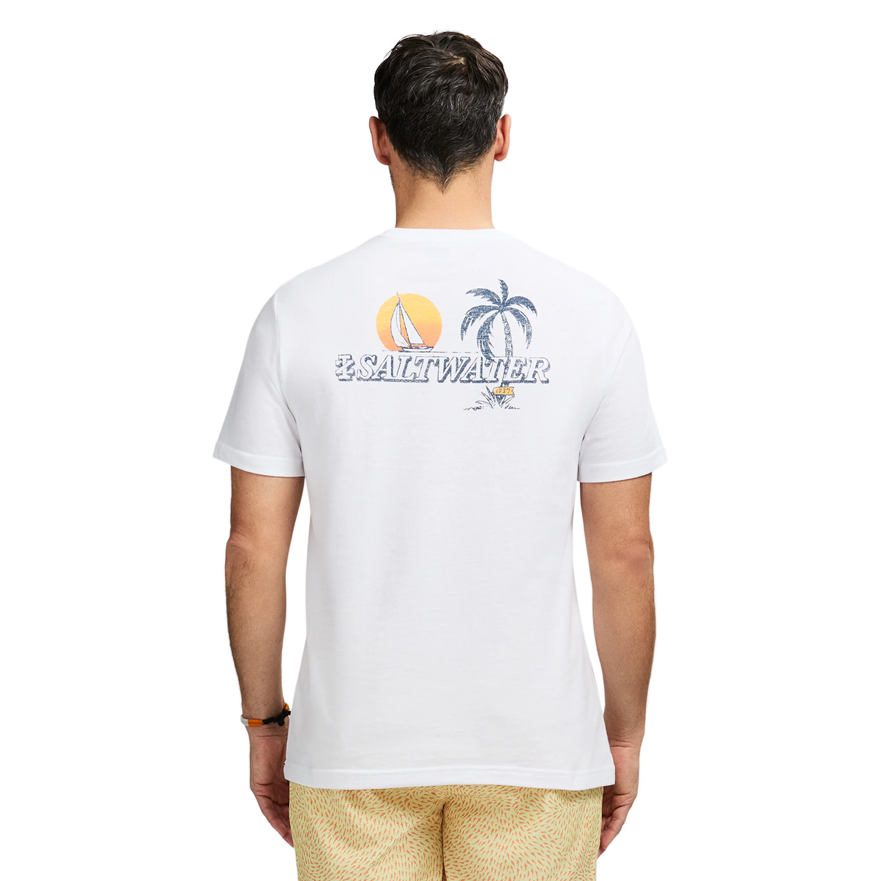 SALTWATER S/S GRAPHIC TEE - BRIGHT WHITE - Image 2