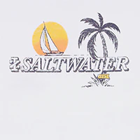 SALTWATER S/S GRAPHIC TEE - BRIGHT WHITE - Image 5