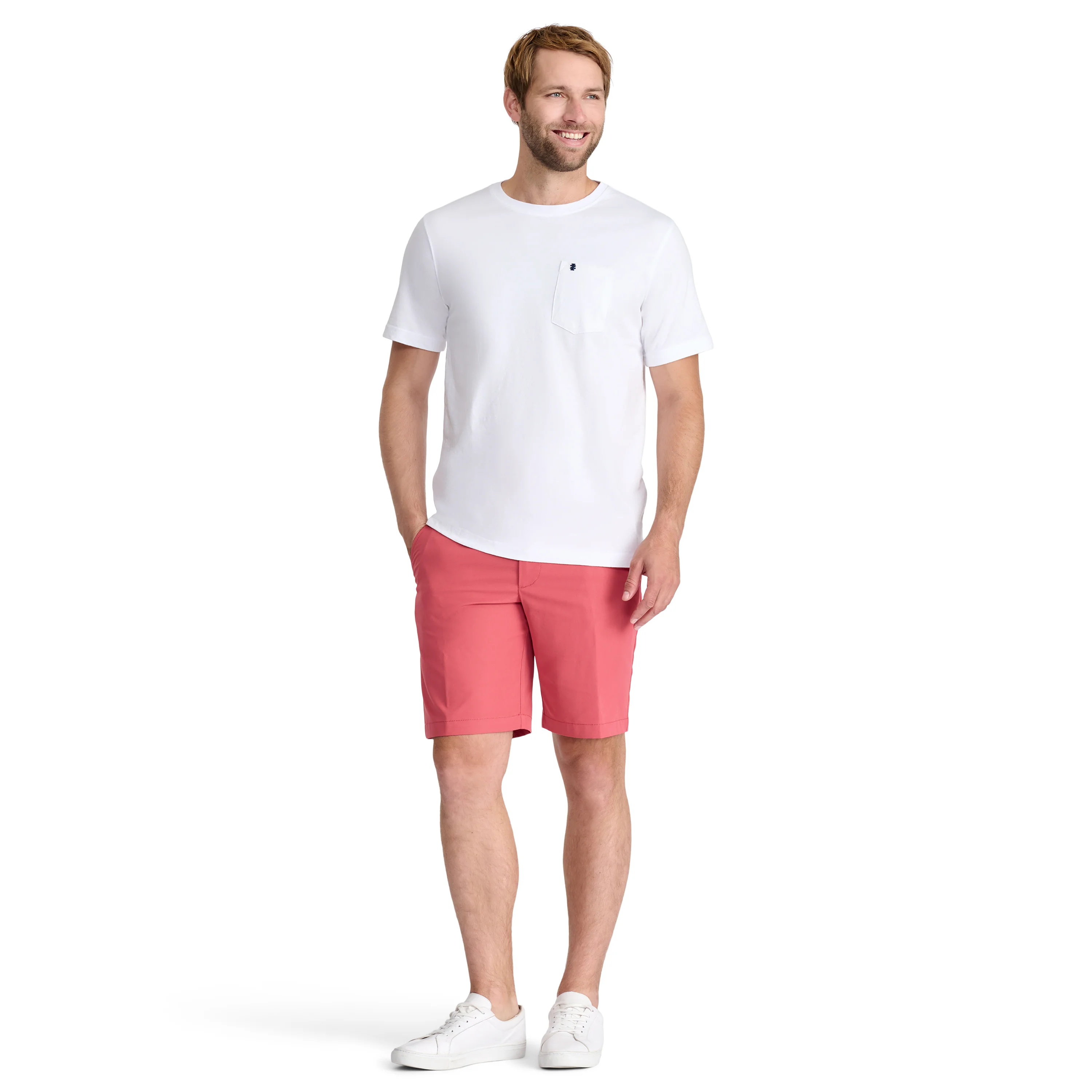 SALTWATER SOFT WASH POCKET TEE - BRIGHT WHITE - Image 3