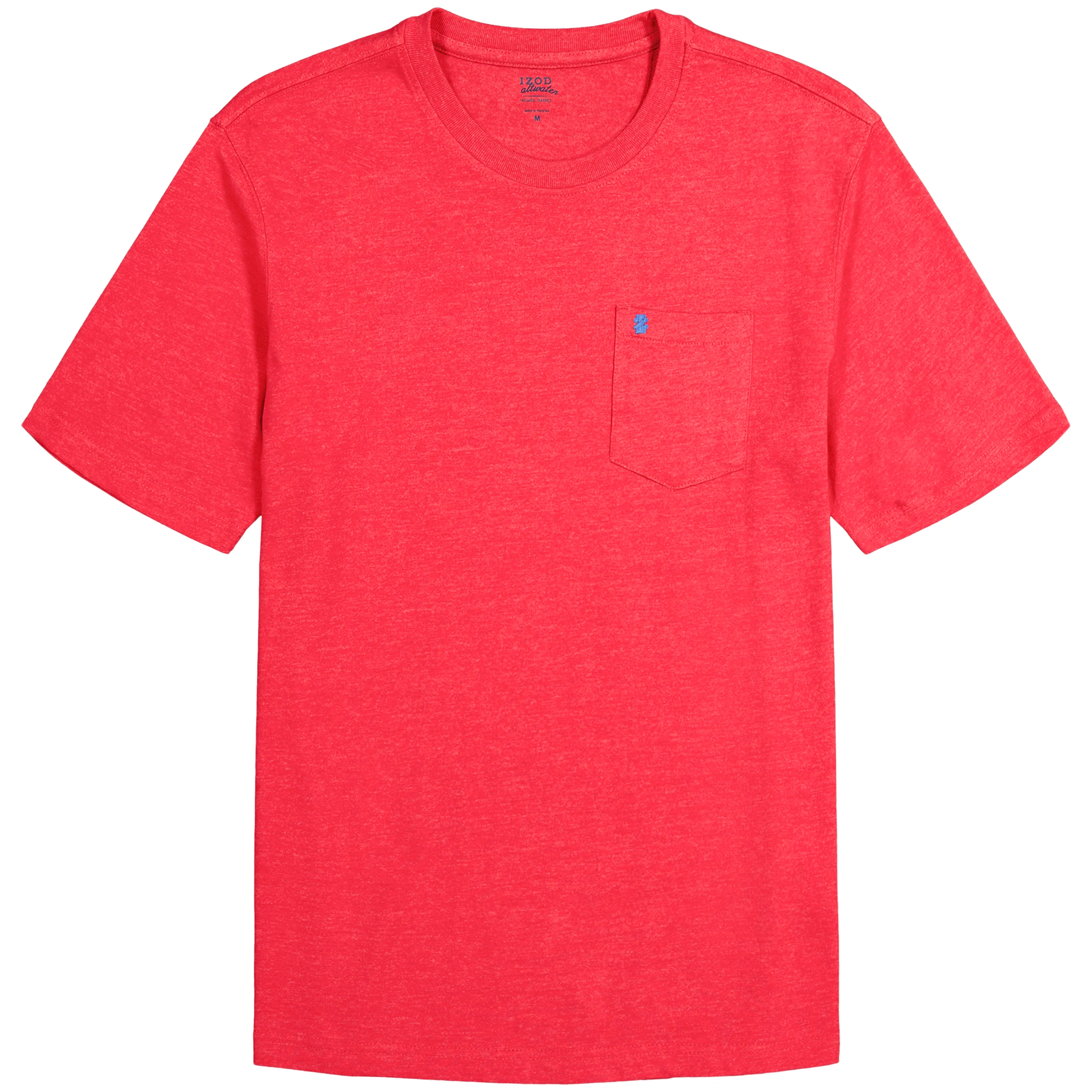 SALTWATER SOFT WASH POCKET TEE - GLOSSY RED - Image 4