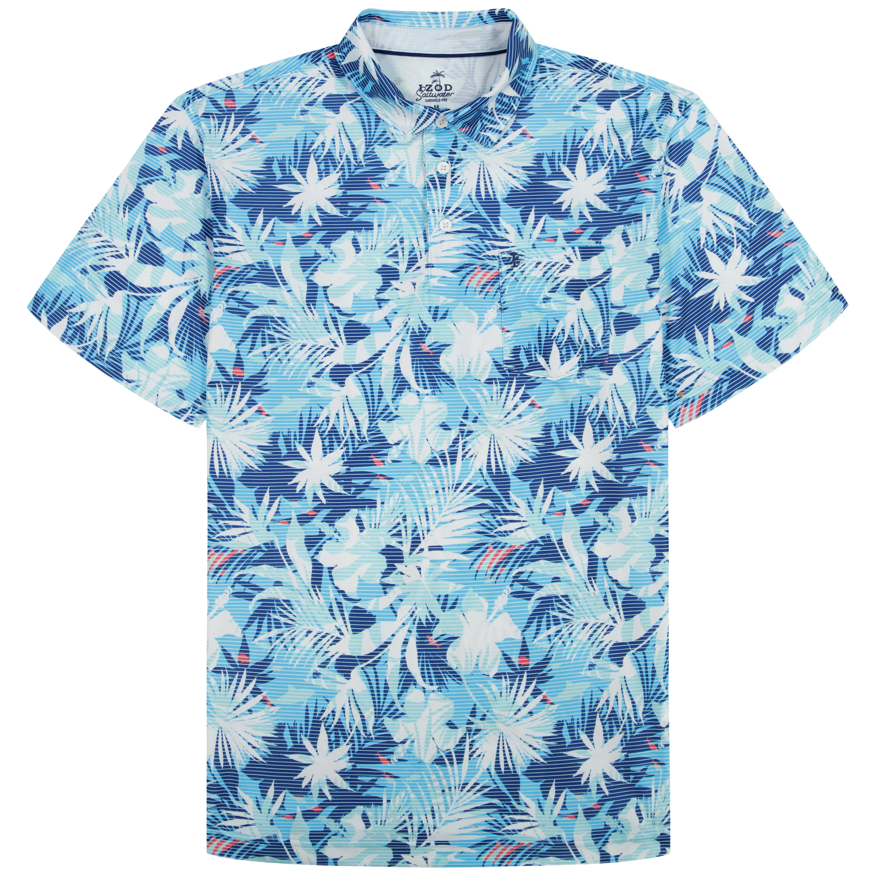 SUNSHIELD PERFORMANCE S/S PRINTED POLO - AQUARIUS - Image 4