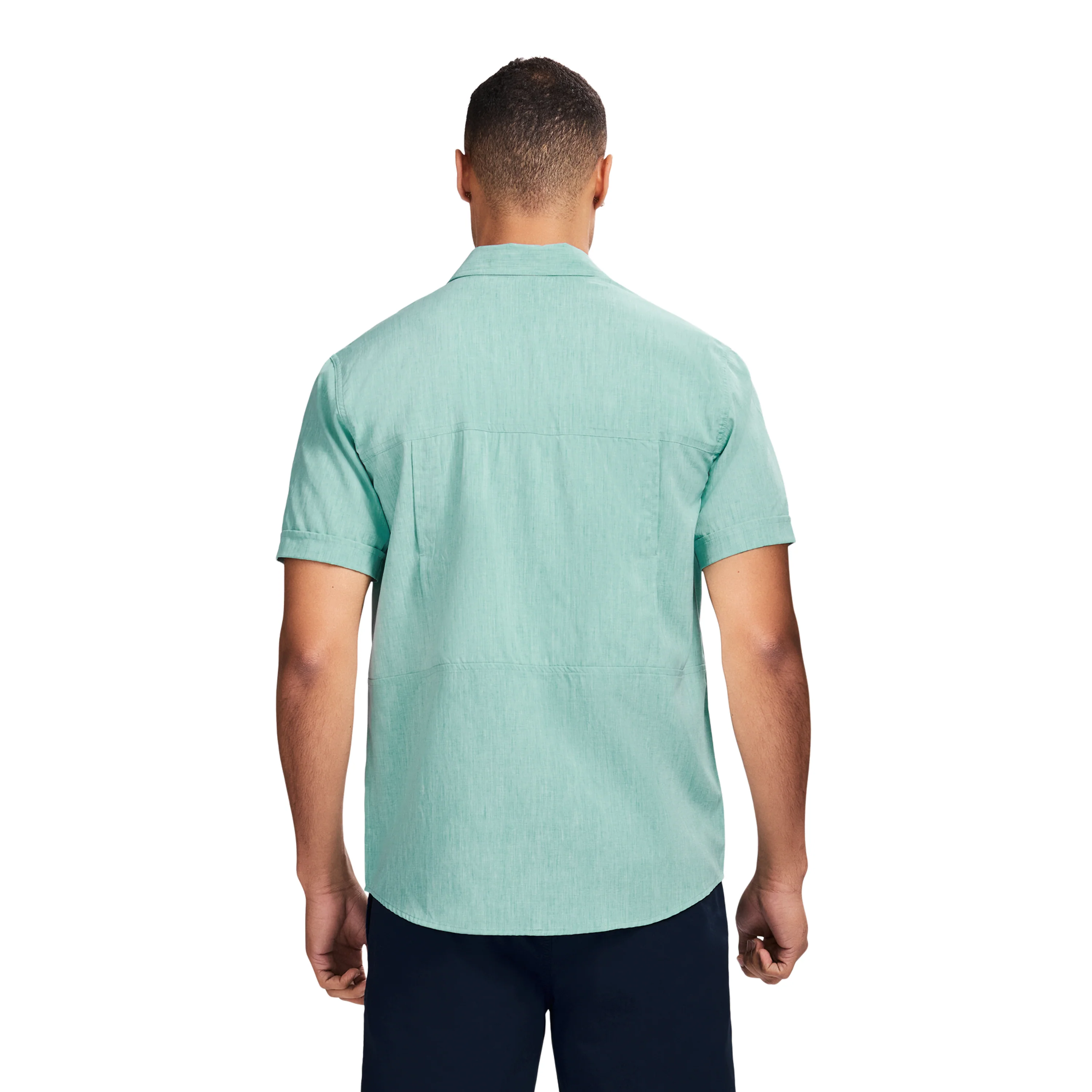 SUNSHIELD PERFORMANCE S/S BUTTON-DOWN SHIRT - AGATE GREEN - Image 3