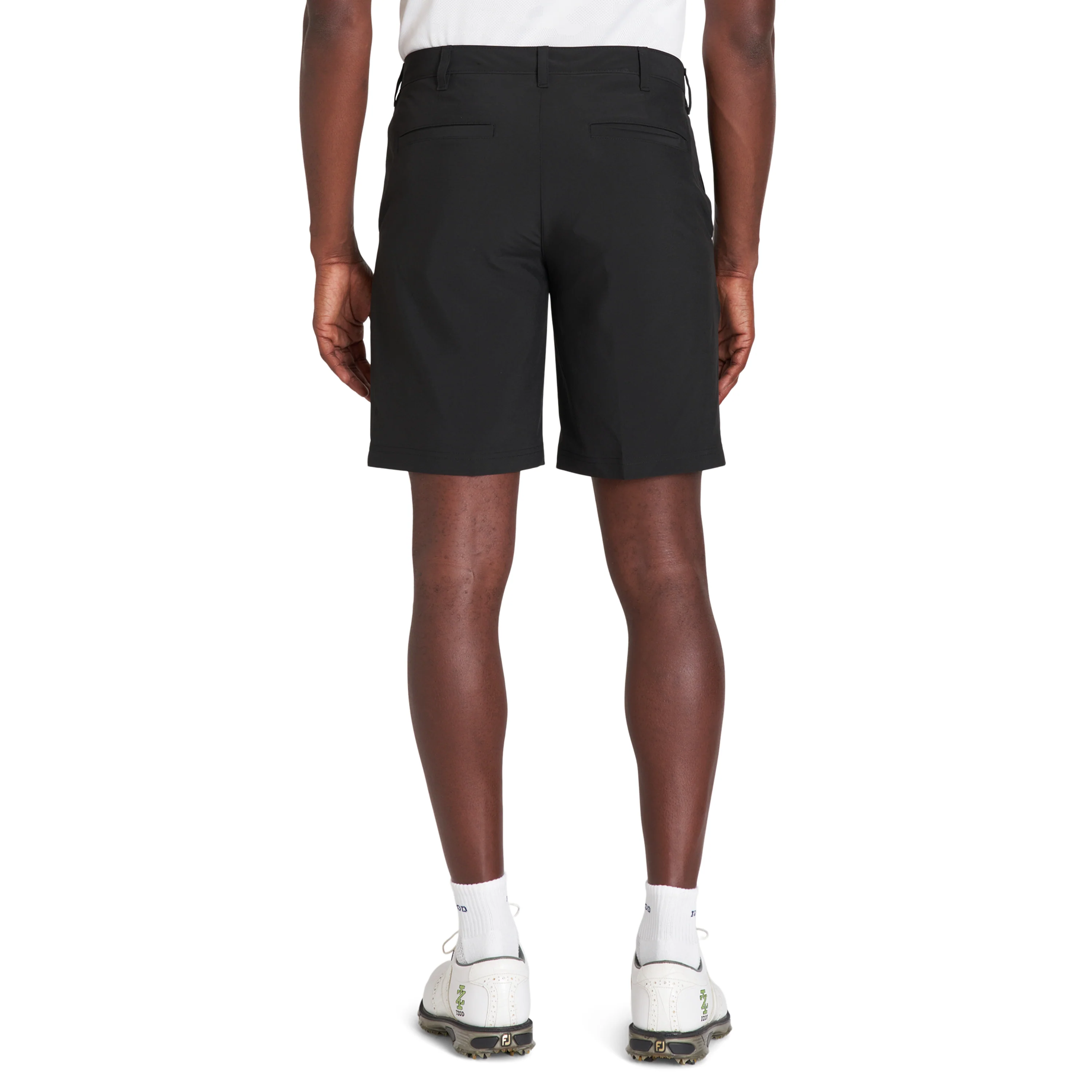 GOLF SWINGFLEX FLAT FRONT SHORT - BLACK - Image 3