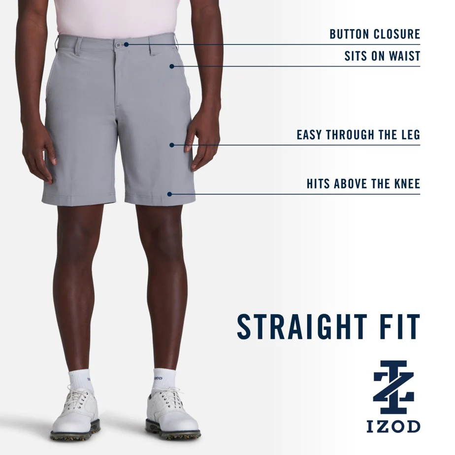 GOLF SWINGFLEX FLAT FRONT SHORT - CINDERBLOCK - Image 6