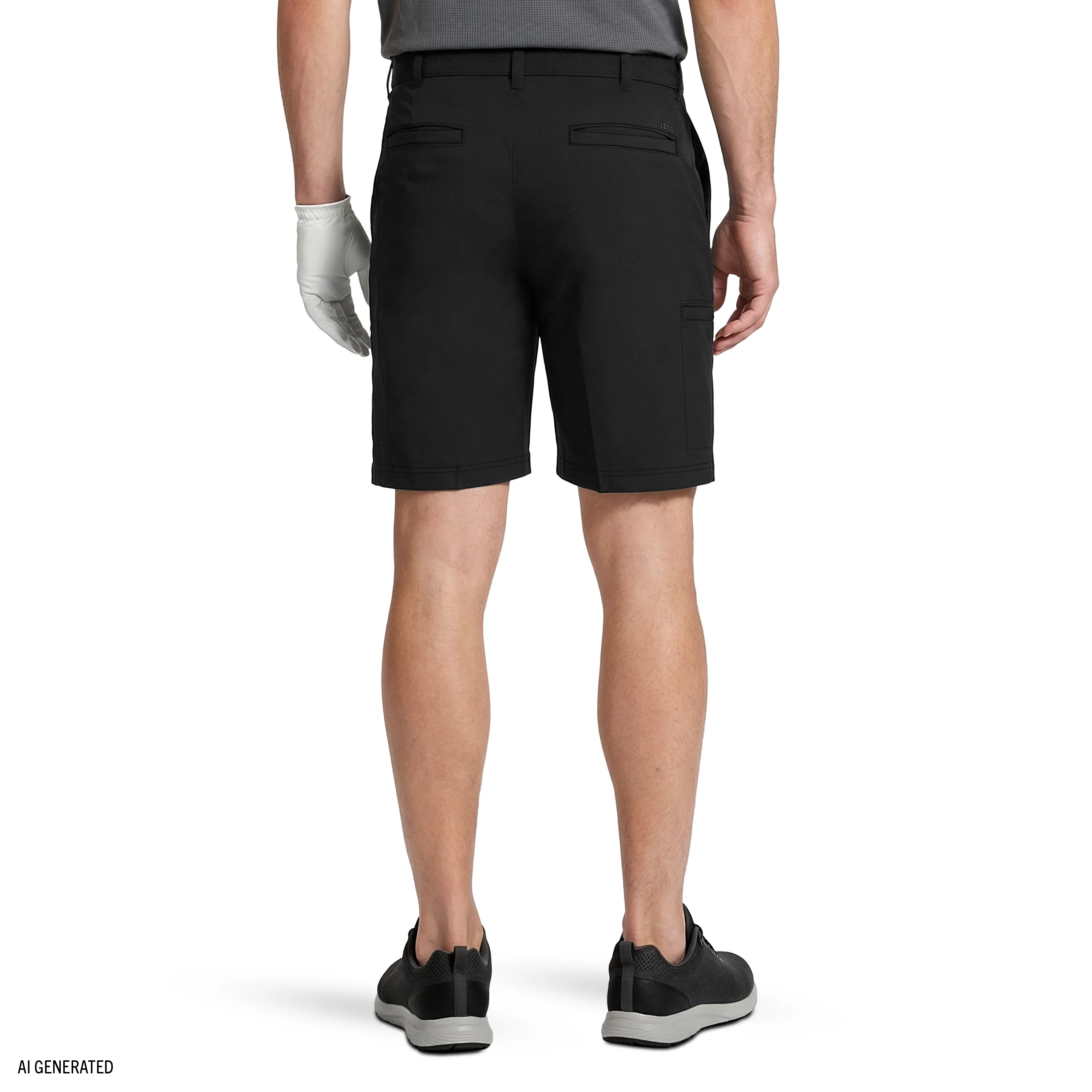 GOLF SWINGFLEX CARGO SHORT - BLACK - Image 3