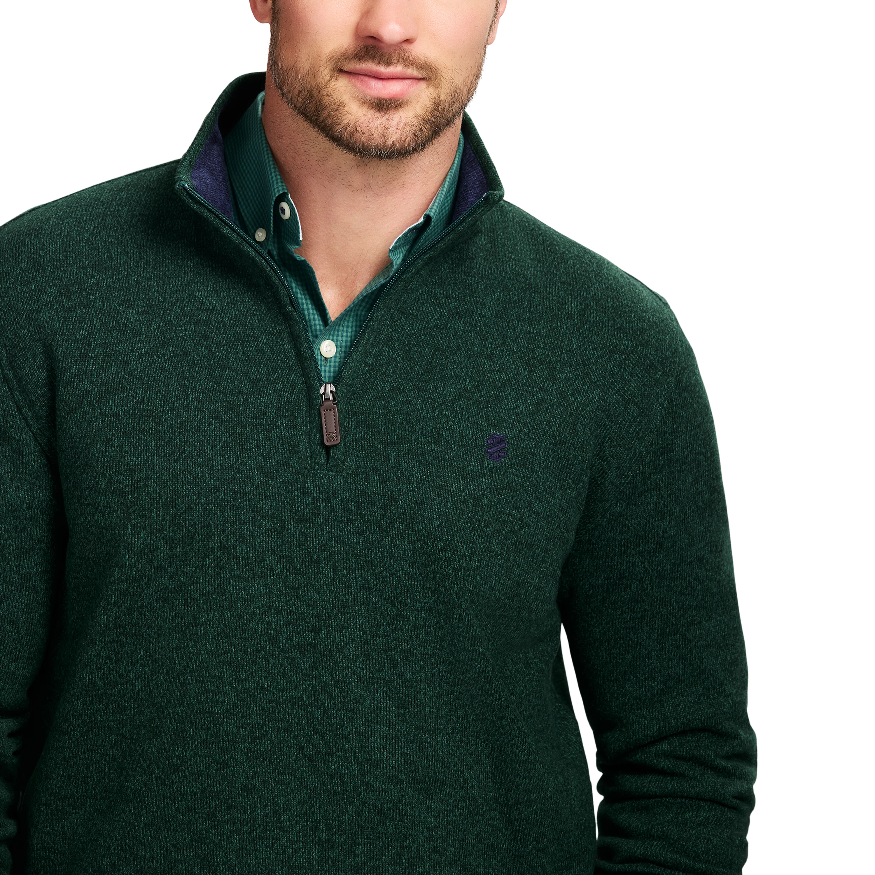 THERMASOFT SWEATER FLEECE 1/4 ZIP - RAIN FOREST - Image 4