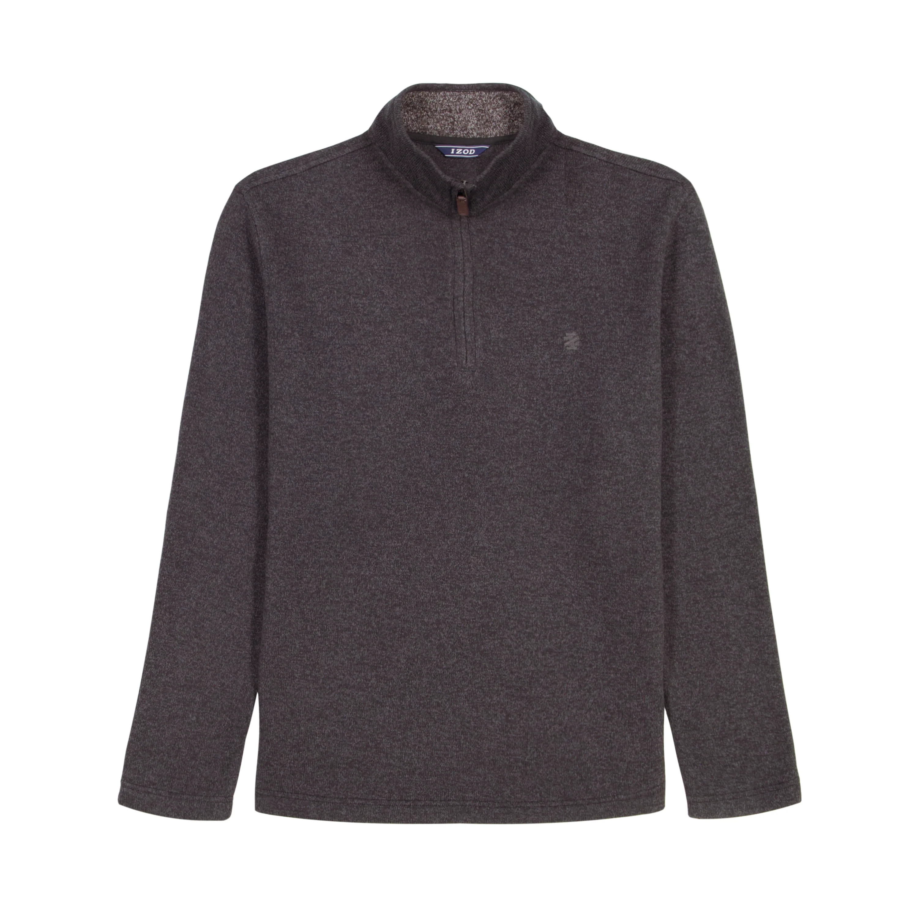 BIG & TALL THERMASOFT 1/4 ZIP FLEECE - BLACK - Image 4