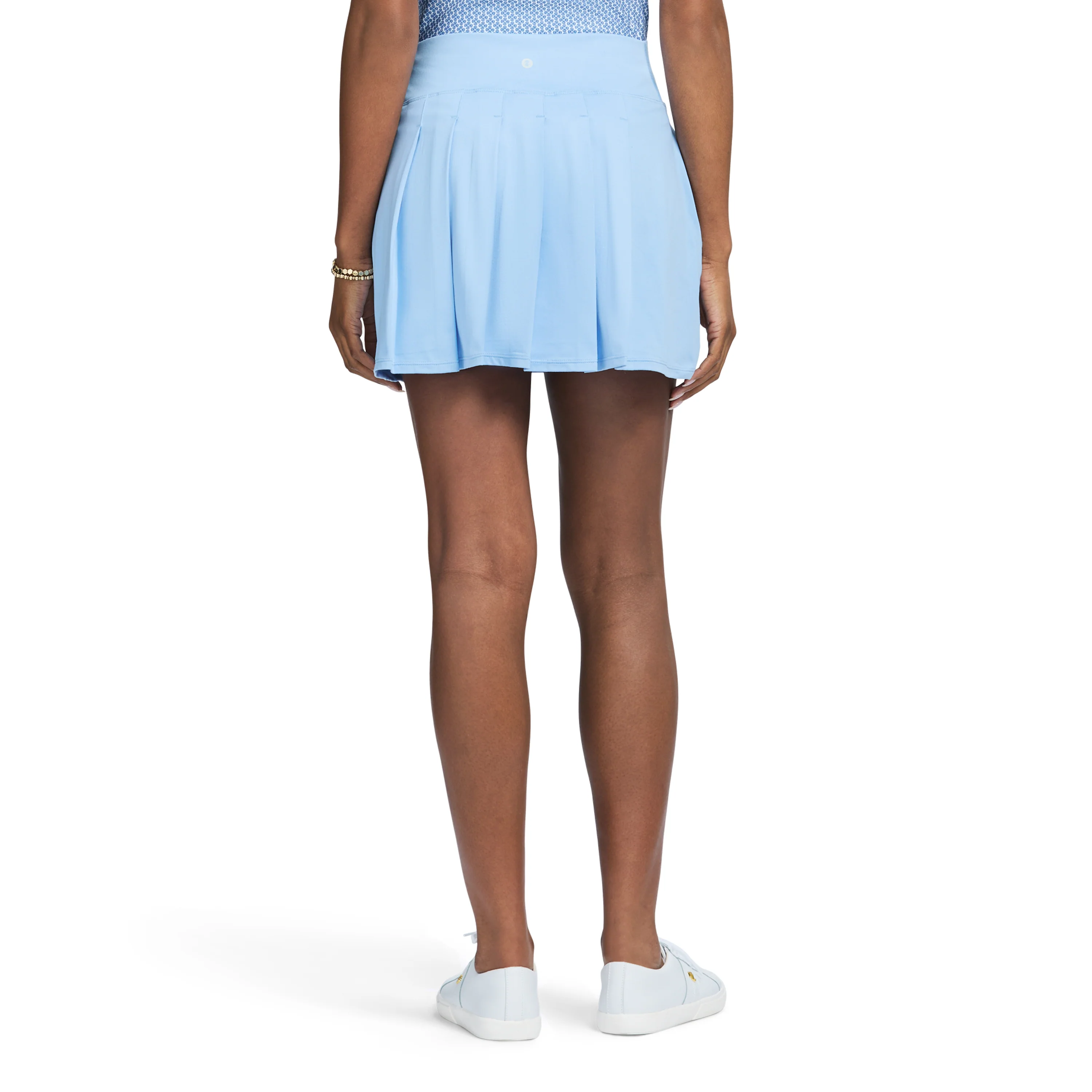 VENUS PLEATED BACK SKORT - POWDER BLUE - Image 3